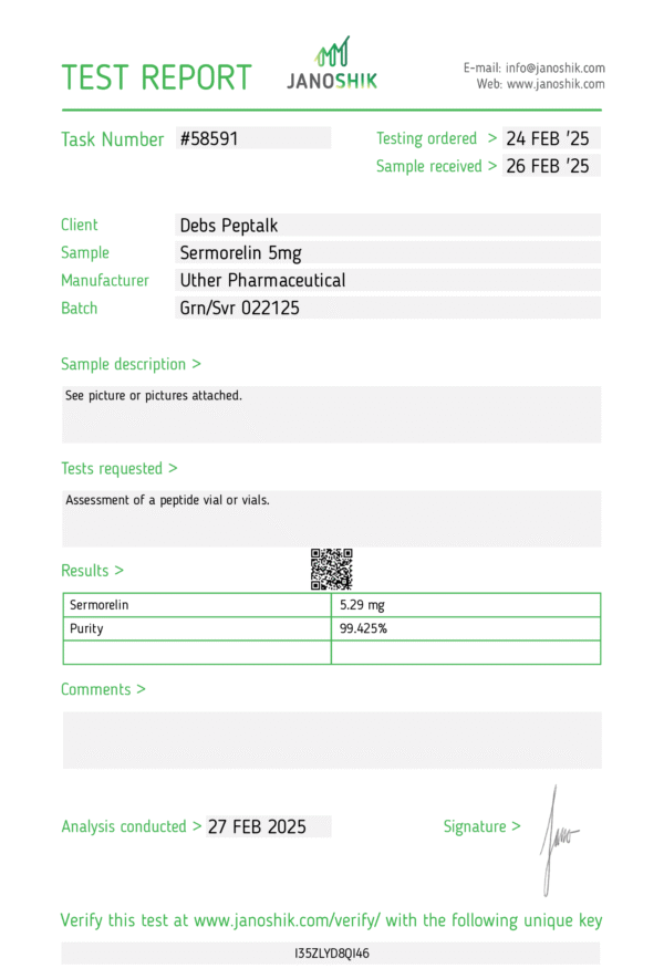 Sermorelina 5mg - Image 2